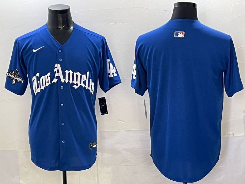 Men Los Angeles Dodgers Blank Blue 2025 Nike MLB Jersey style 0021->los angeles dodgers->MLB Jersey